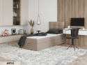 Łóżko kontynentalne Ewora Mini 65x150 cm