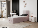 Łóżko kontynentalne Nardo Mini 60x175cm