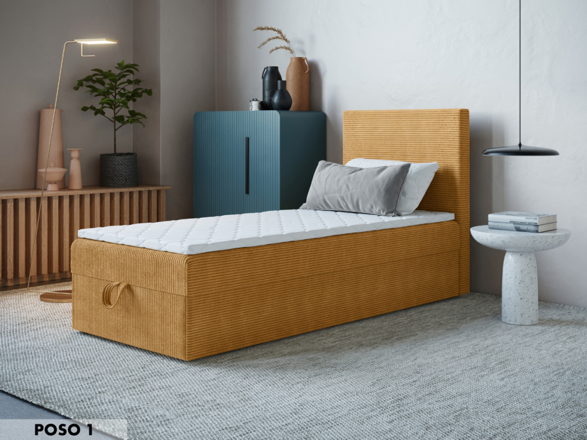 Łóżko kontynentalne Ares Mini 75x170 cm Łóżko kontynentalne Ares Mini 75x170 cm