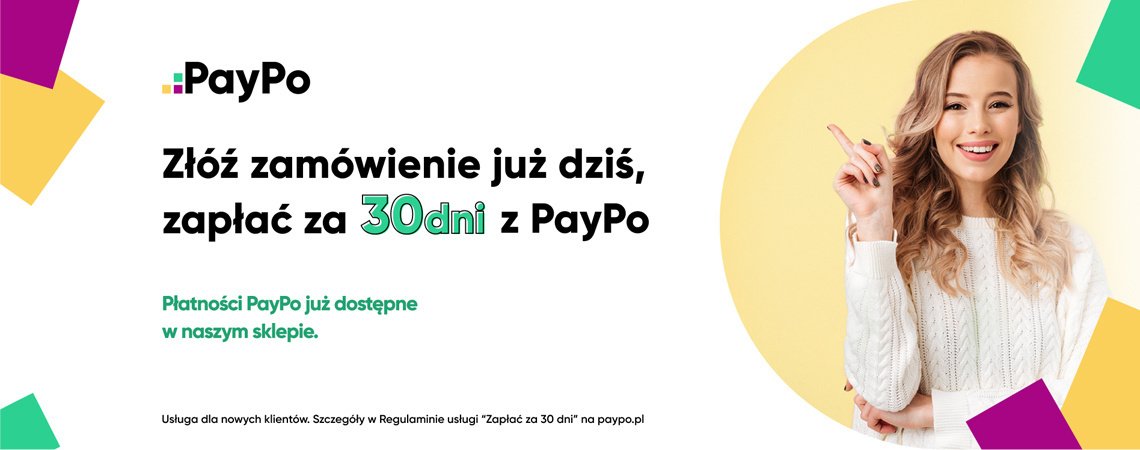 Kup materac dzisiaj i zapłać za 30 dni z PayPo
